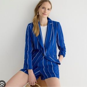NWT J Crew Collection Alfie blazer in regal blue striped jacquard
Item BP794
